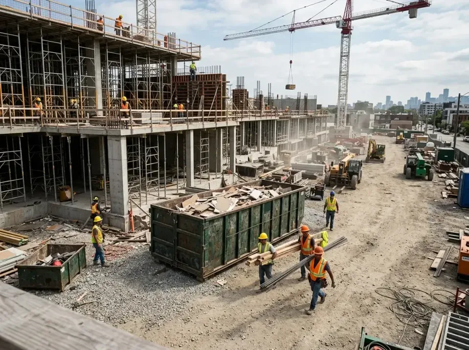 commercial-construction-site-w-002 — frequently asked questions, Low Cost Construction Dumpster Rental in Waynesville, OH